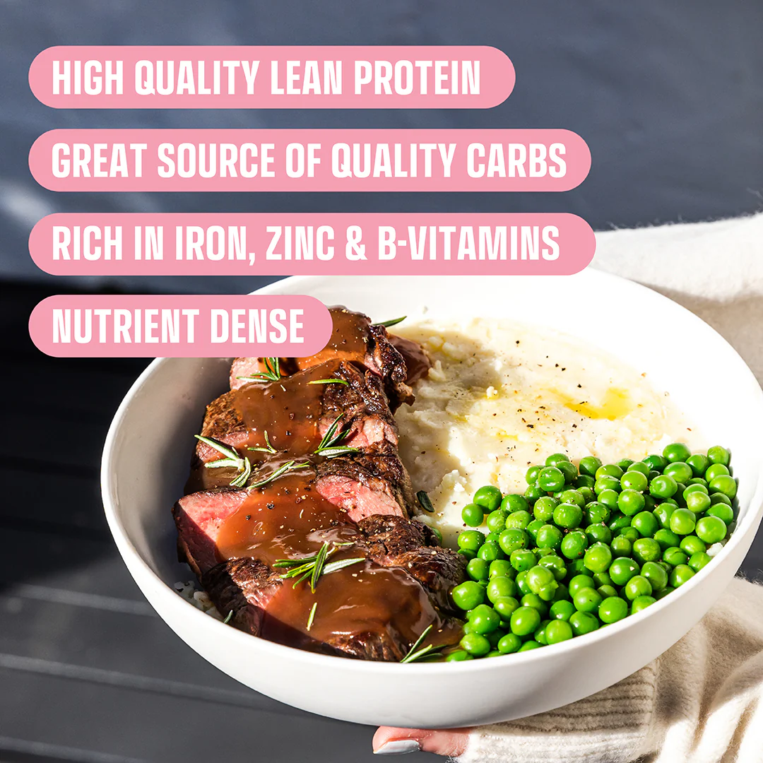 Grass Fed Pinnacle Rump Steak & Mash - Image 3